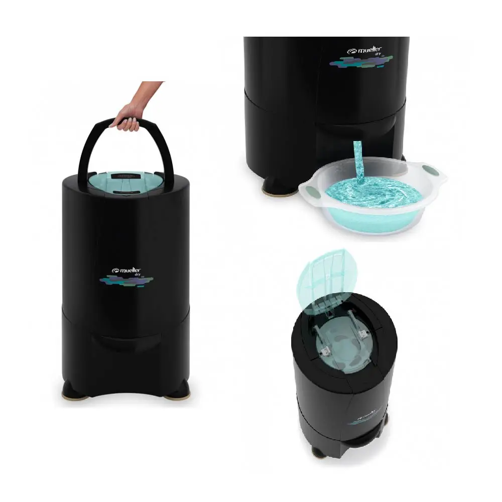 CENTRIFUGA ROUPAS MUELLER FIT12 PRETA 220V