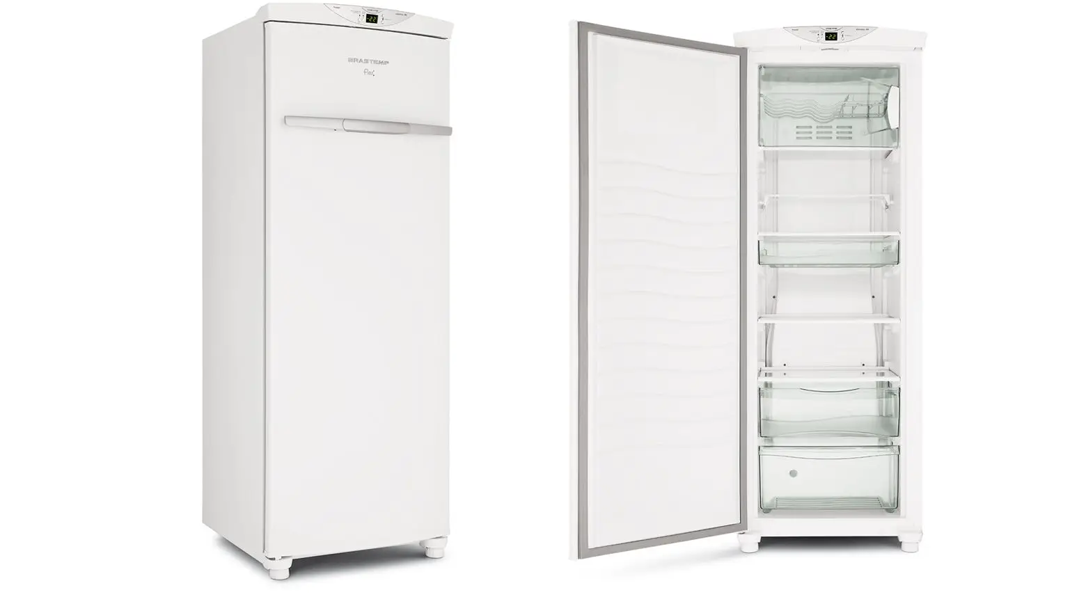 FREEZER VERTICAL BRASTEMP BVR28NBBNA 228LT FROST FREE. BRANCO 220V