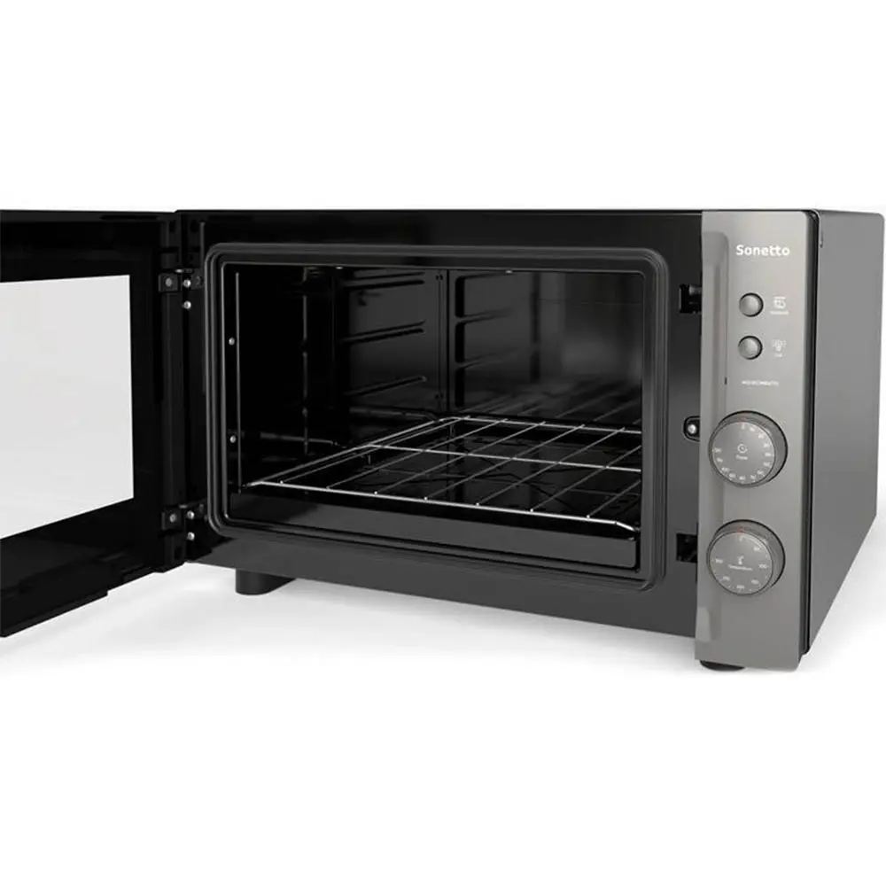 FORNO ELETRICO 44LT MUELLER SONETTO  INOX 601072009 220V 4