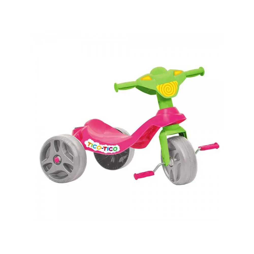 TRICICLO BANDEIRANTE 627/652 KID CROSS/TICO TICO ROSA 6