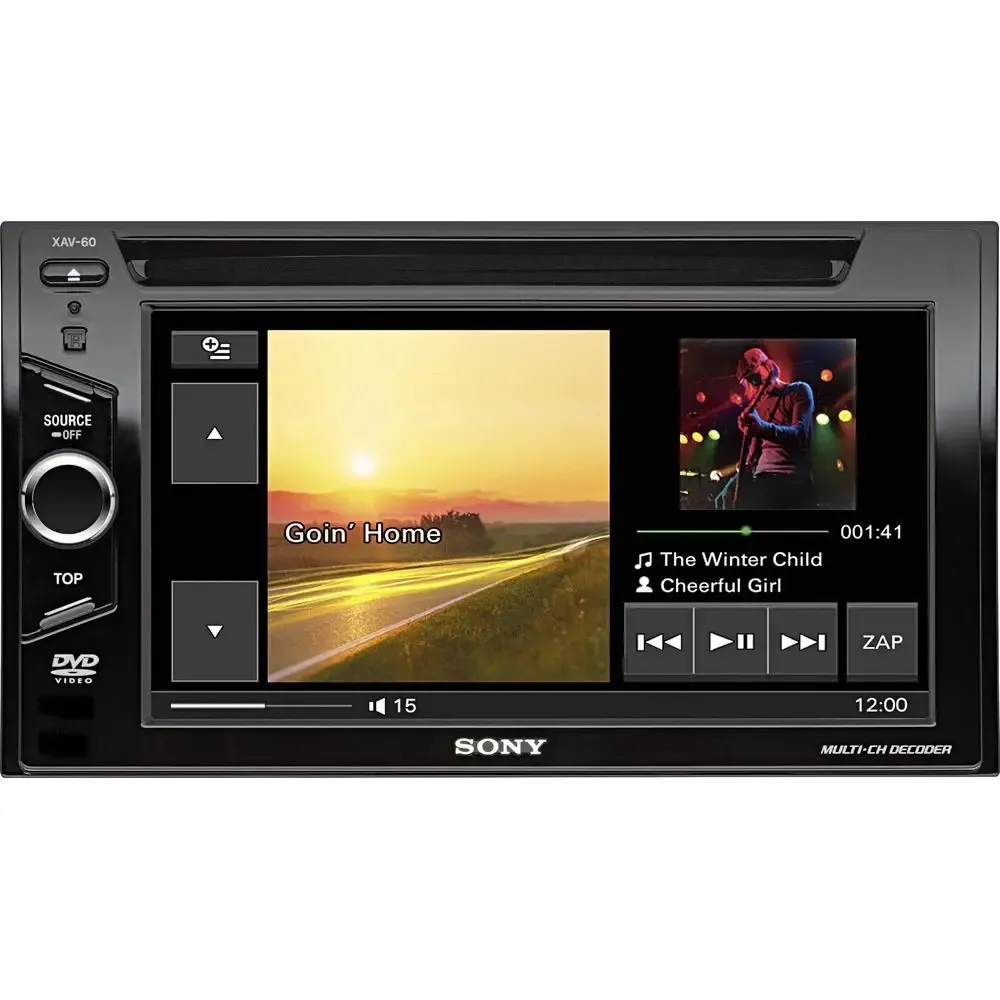 AUTO RADIO SONY XAV-W60B2 C/ DVD 6.1  REF:XAV-W60B2 DOUBLE DIN