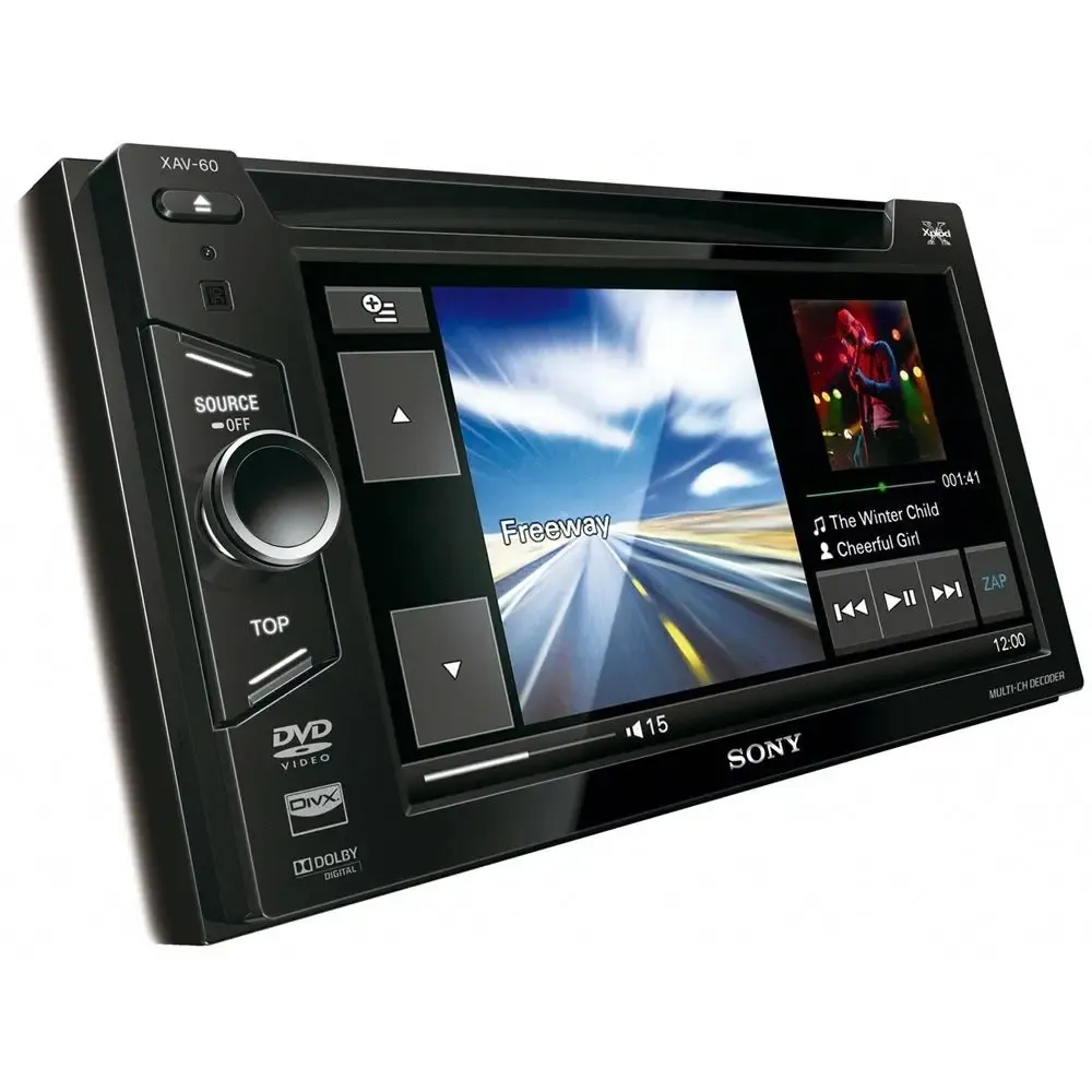 AUTO RADIO SONY XAV-W60B2 C/ DVD 6.1  REF:XAV-W60B2 DOUBLE DIN 2