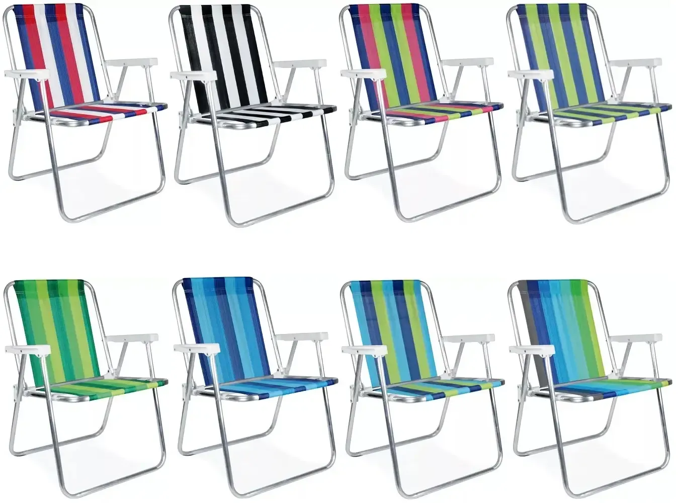 CADEIRA PRAIA MOR ALTA 2101 ALUMINIO