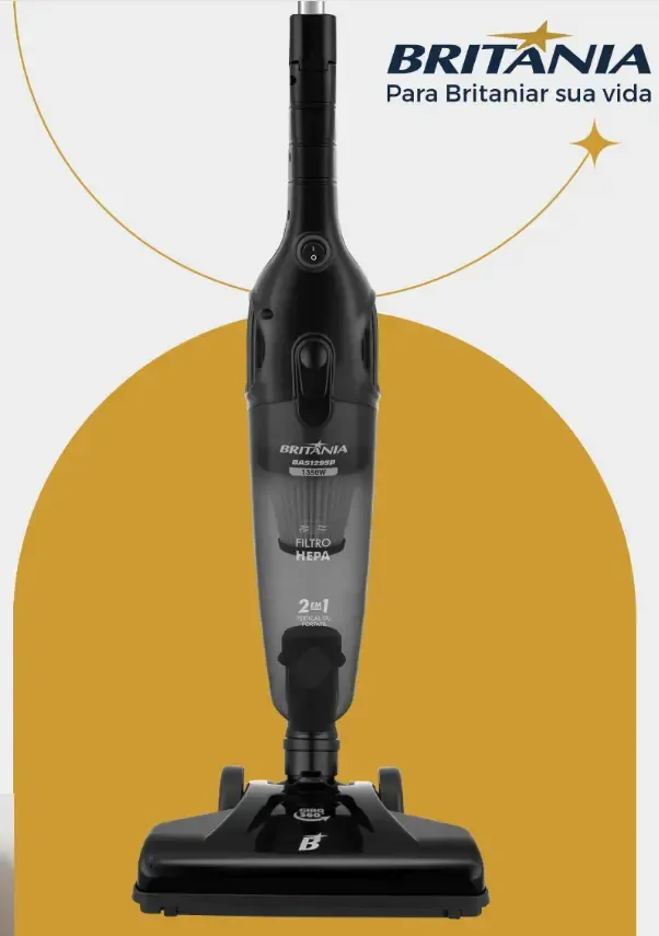 ASPIRADOR PO VERTICAL BRITANIA DUST OFF BAS1295P 220V ANTIGO:BAS1250P/BAS1000P PHILCO PAS1300C
