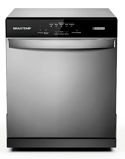 LAVALOUCA BRASTEMP BLF08BSBNA 8 SERVICOS PRATA 220V