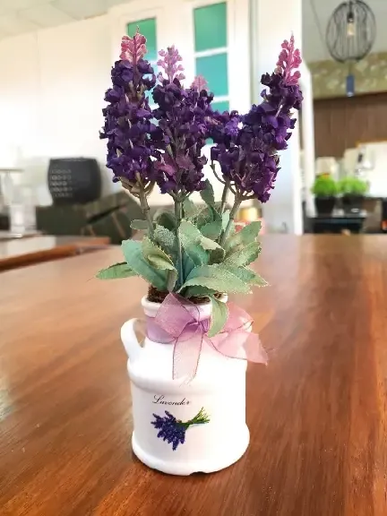 LEITEIRA TOQUE CAMPESTRE C/LAVANDAS  REF:AR0402