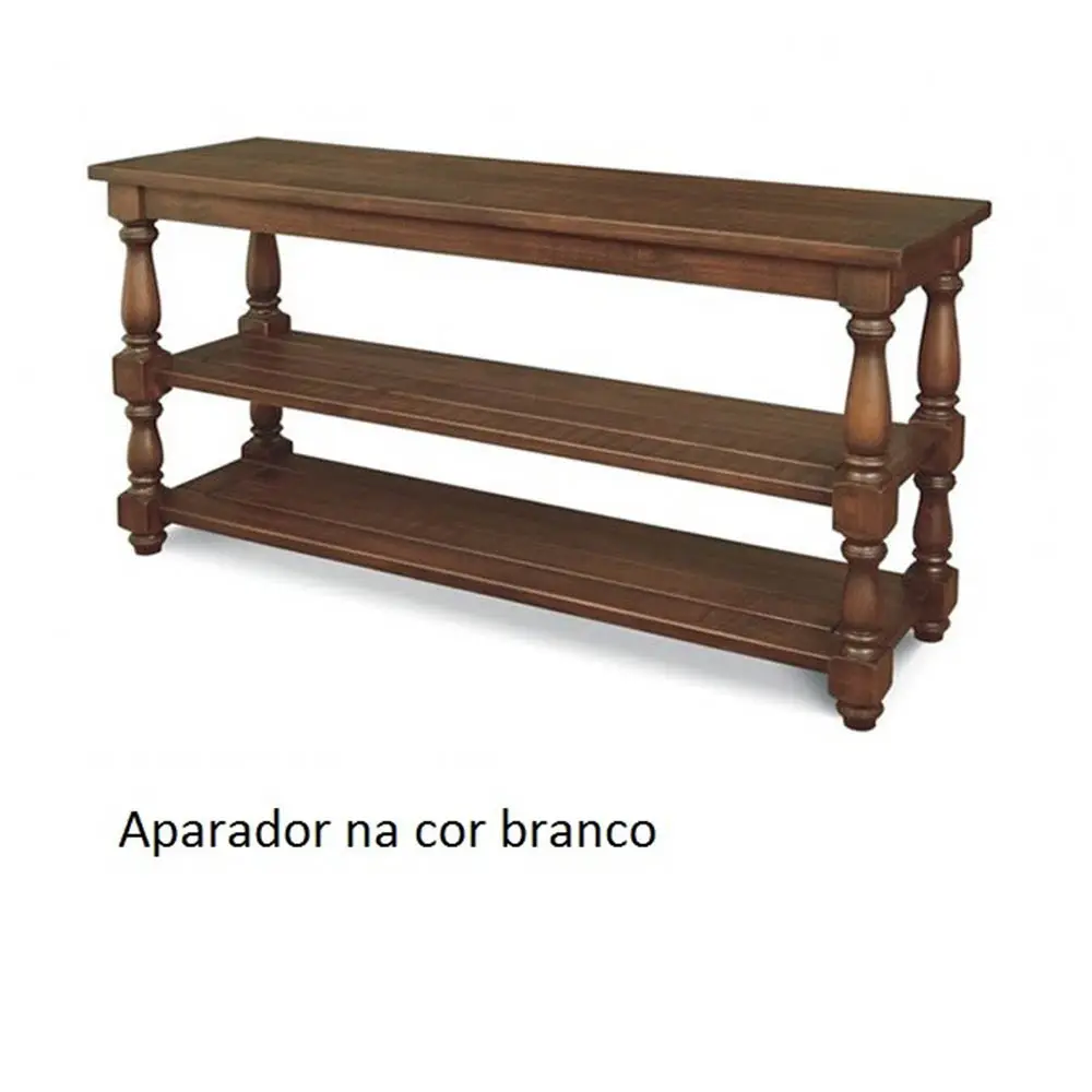 APARADOR ARTEFAMA CONSOLE 2PRATEL. FLORA 165X48X79(BL)
