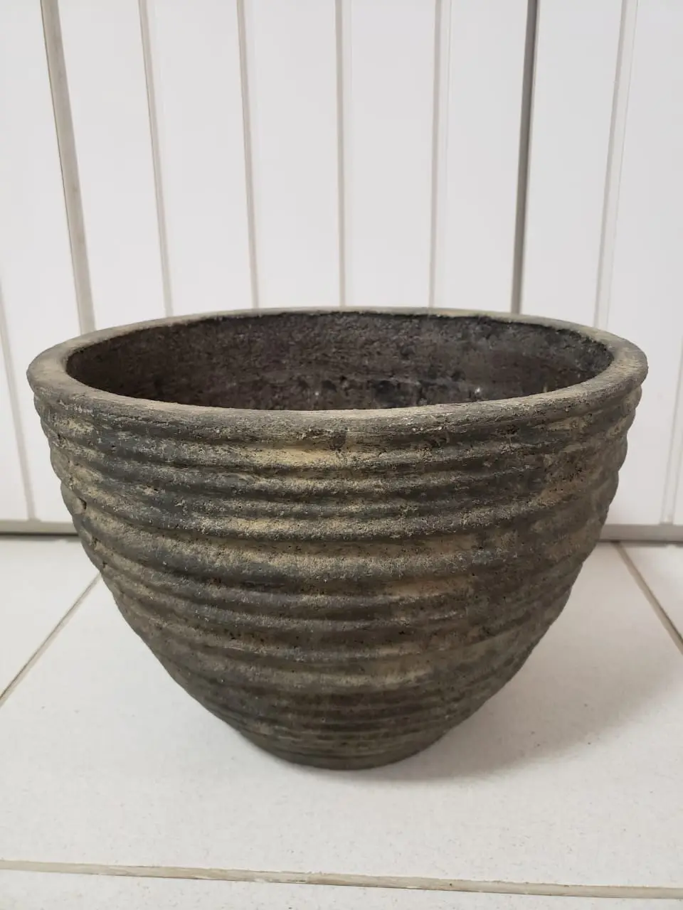 CACHEPOT FLORARTE OFF WHITE 98294001(BL)