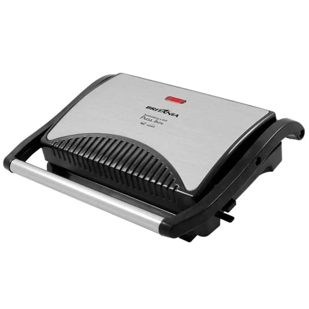 GRILL BRITANIA PRESS BGR27I INOX 220V ANTIGA:064002073