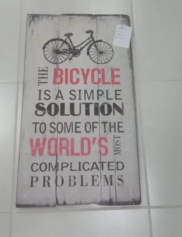 PLACA MADEIRA GERMANIA 12MH239QL BICYCLE  REF:12MH239QL