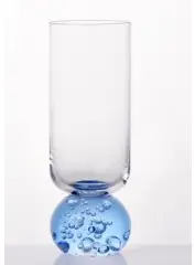 TACA RIBEIRO PAVANI 74925 TRANSPARENTE E AZUL 250ML(BL)