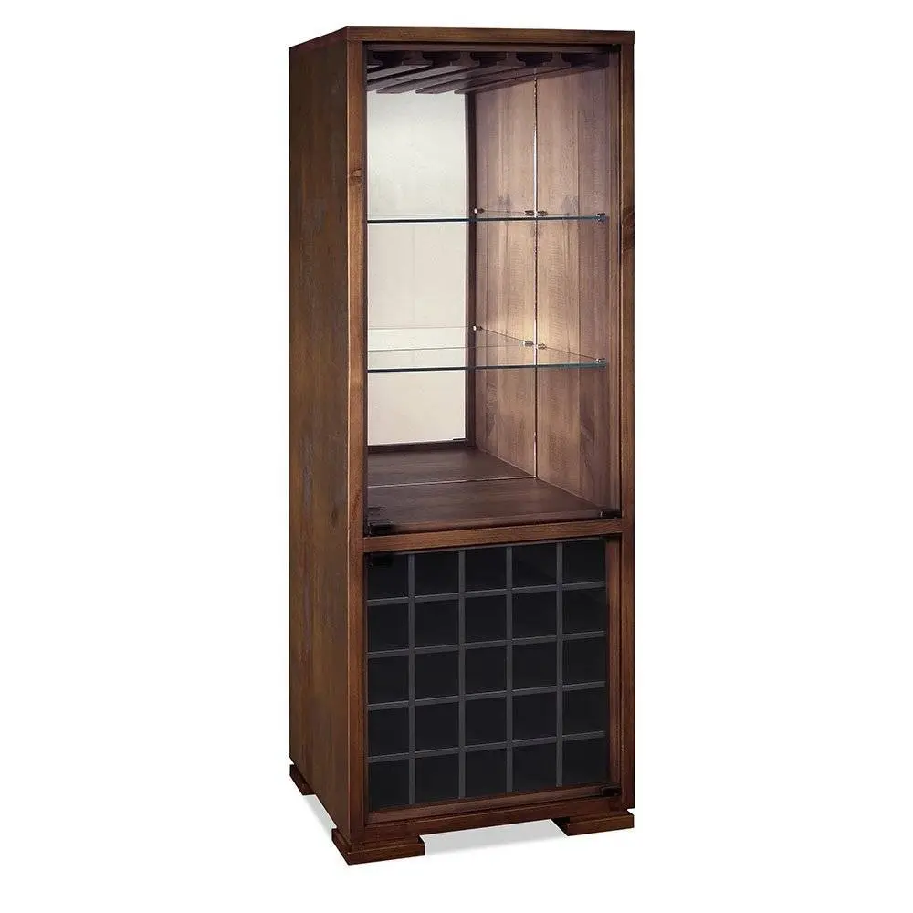 CRISTALEIRA BAR ARTEFAMA CACAU 60X40X163