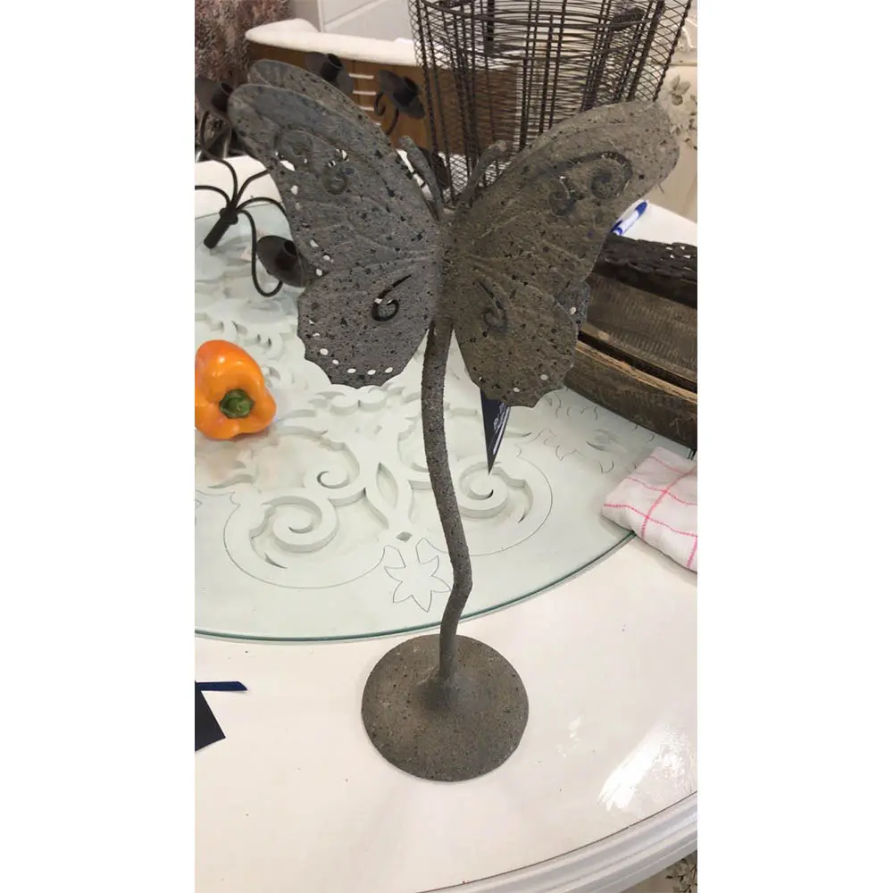 ESCULTURA DE PAREDE FLORARTE 46639001 DOURADO BRANCO(BL)