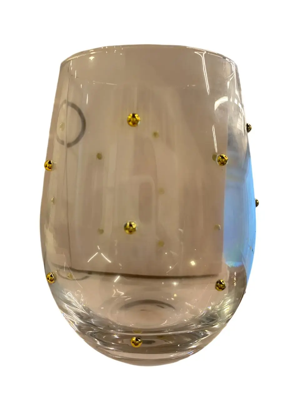 CONJUNTO COPO FLORARTE 89195001 C/4 DOTS TRANSPARENTE