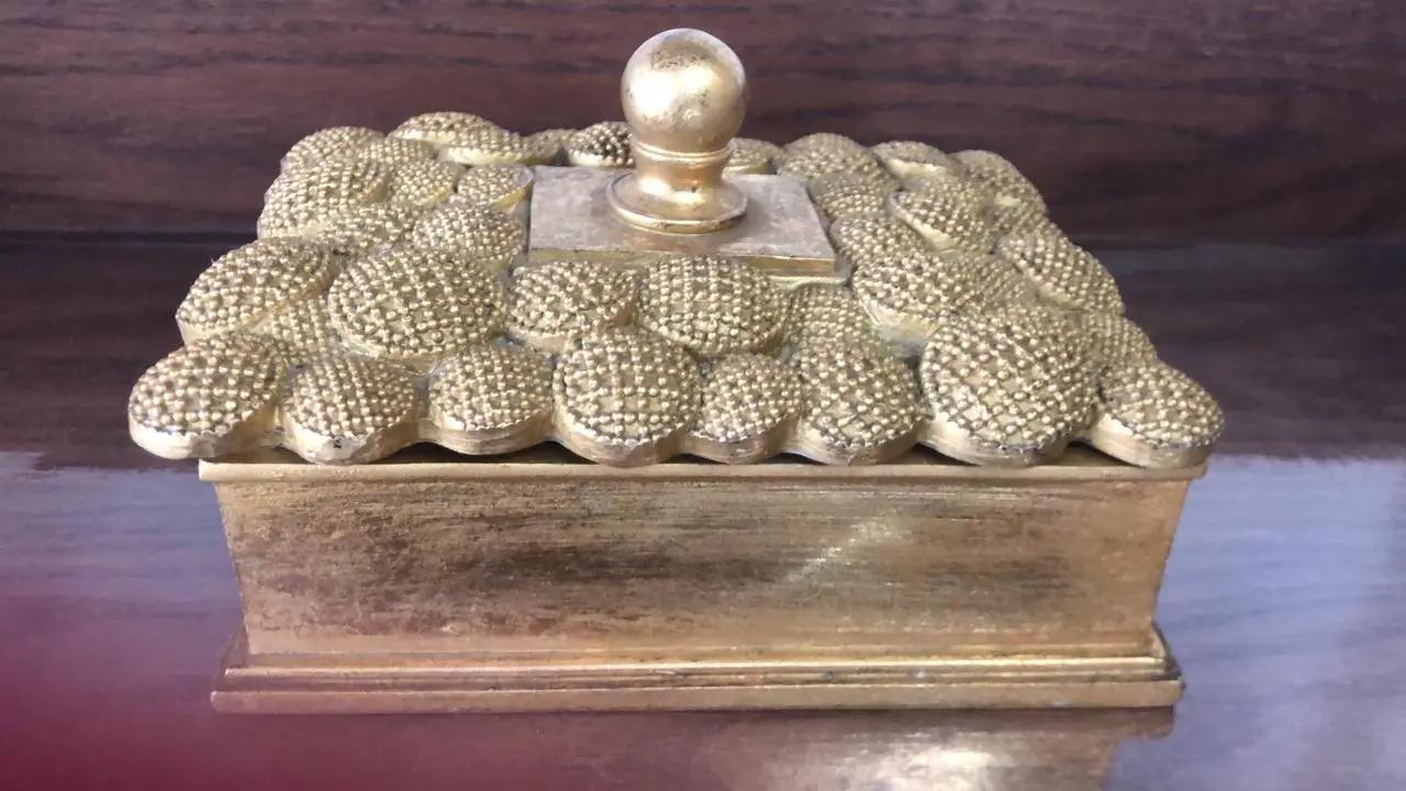 CAIXA DECORATIVA FLORARTE 86869001 M TERRACOTA(BL)