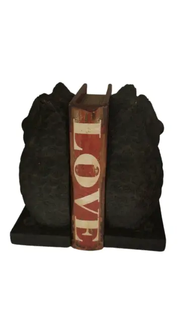 JOGO PORTA LIVROS HOME CORUJA  REF:39106