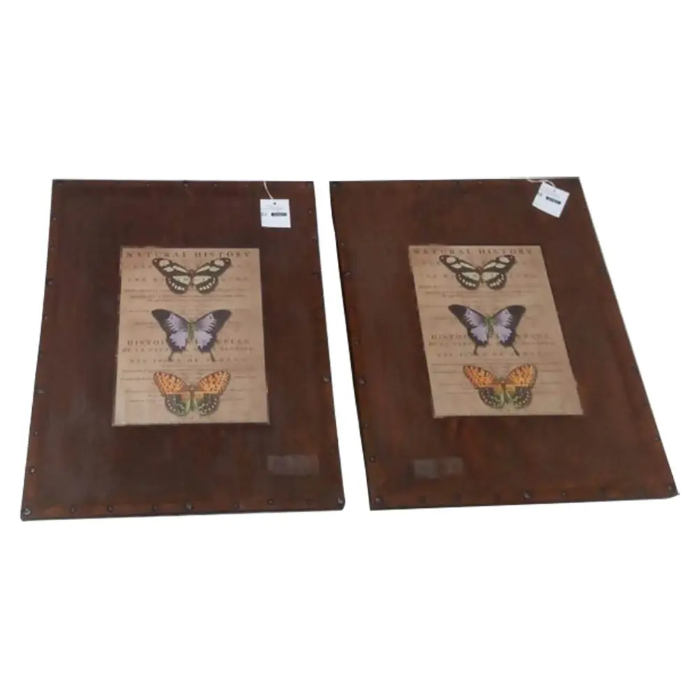 QUADRO 6F BORBOLETAS PINTADAS REF:81020