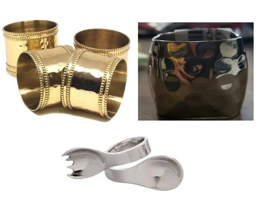 KIT GUARDANAPOS COPA 4 ARGOLAS P.MAGNUS LOUVRE/TABLE/TALHER