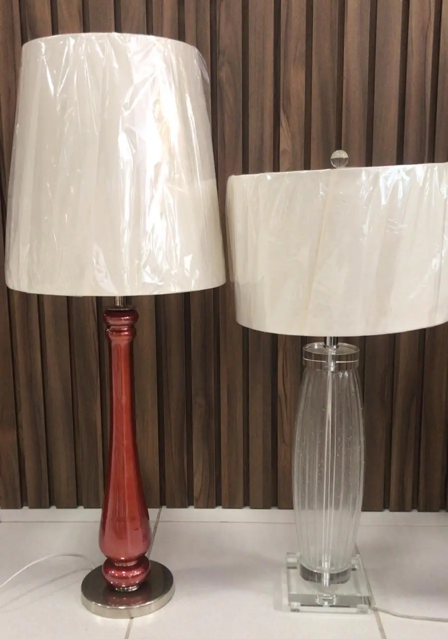 ABAJUR MEB LUCCA 1XE27 VIDRO  REF:1XE27