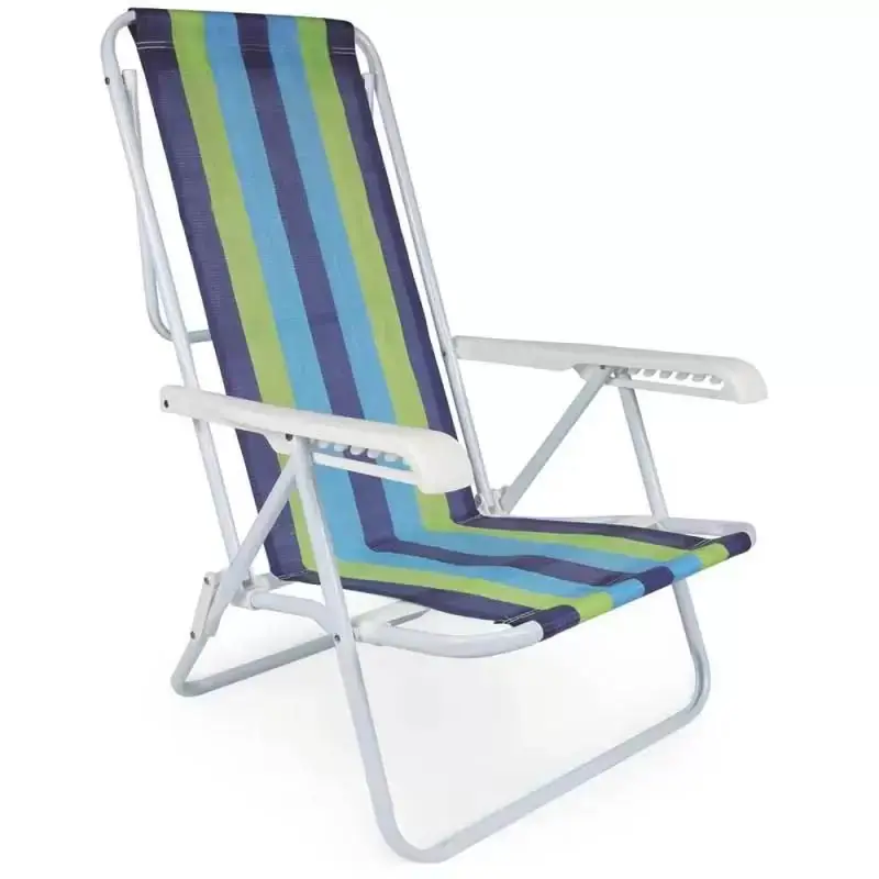 CADEIRA PRAIA RECLINAVEL MOR 2005 ACO 8P 6