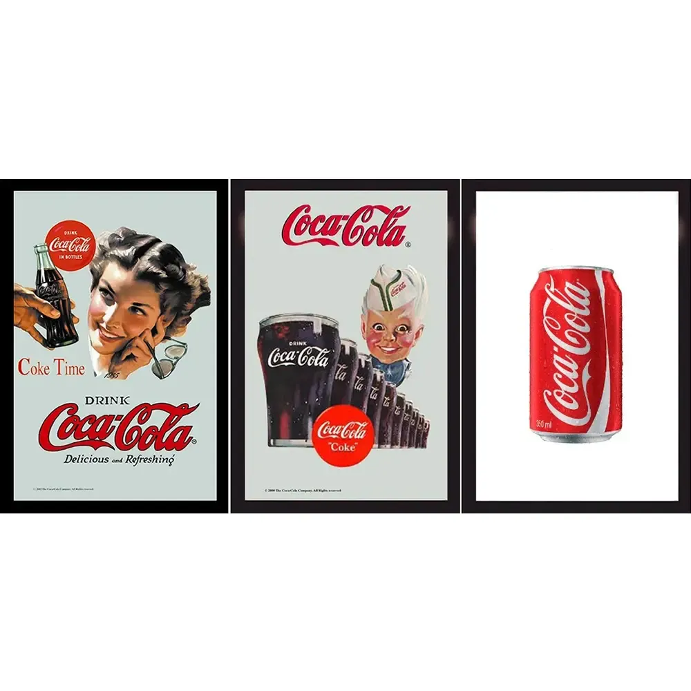 QUADRO ALIMPORT C/ ESPELHO COCA COLA  REF:CO2030
