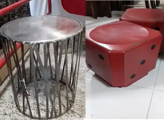 BANQUETA ETHNIX DARIUS/DADO 46X39  REF:13053