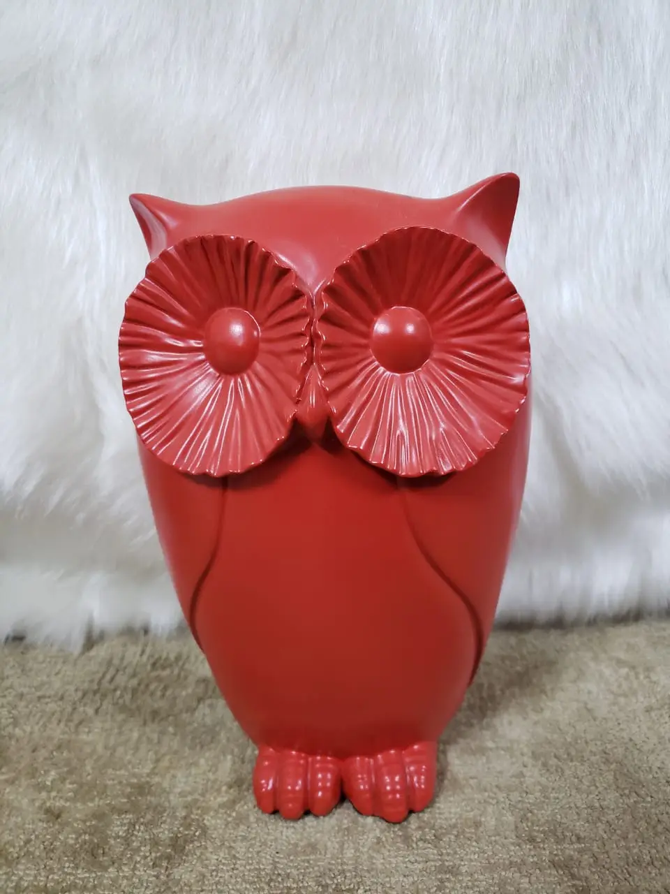 ESCULTURA MODALI CORUJA 16X25 GRA  REF:MO8314