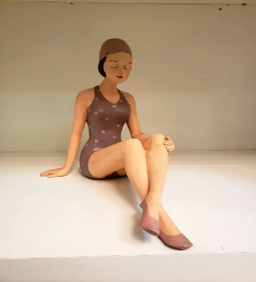 BANHISTA UNIQUE CARLOTA NUDE 28CM  REF:10768