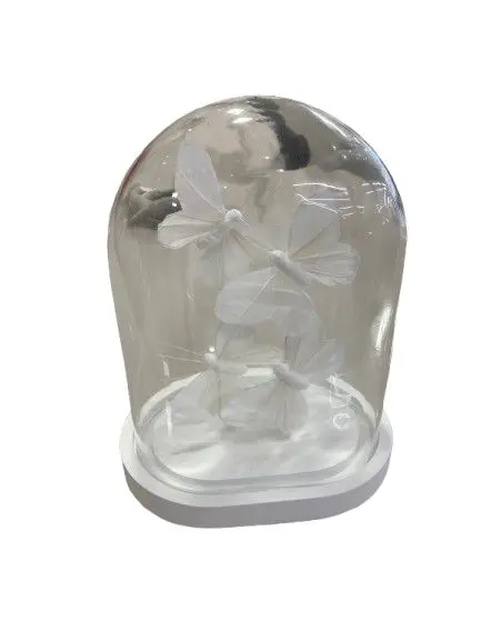 ESCULTURA FLORARTE 96675002 BORBOLETAS BRANCO(BL)