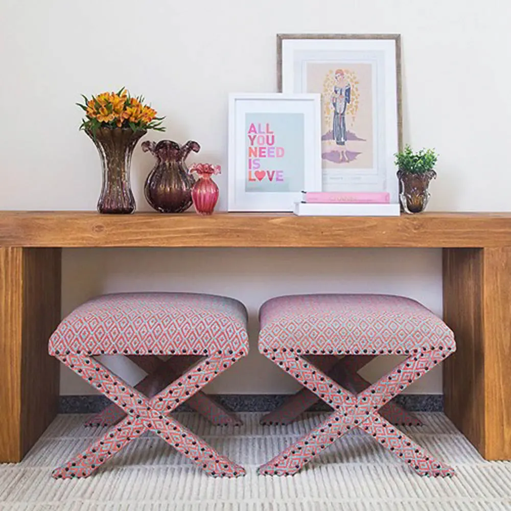 BANQUETA 6F LOSANGO PES EM X  REF:58788