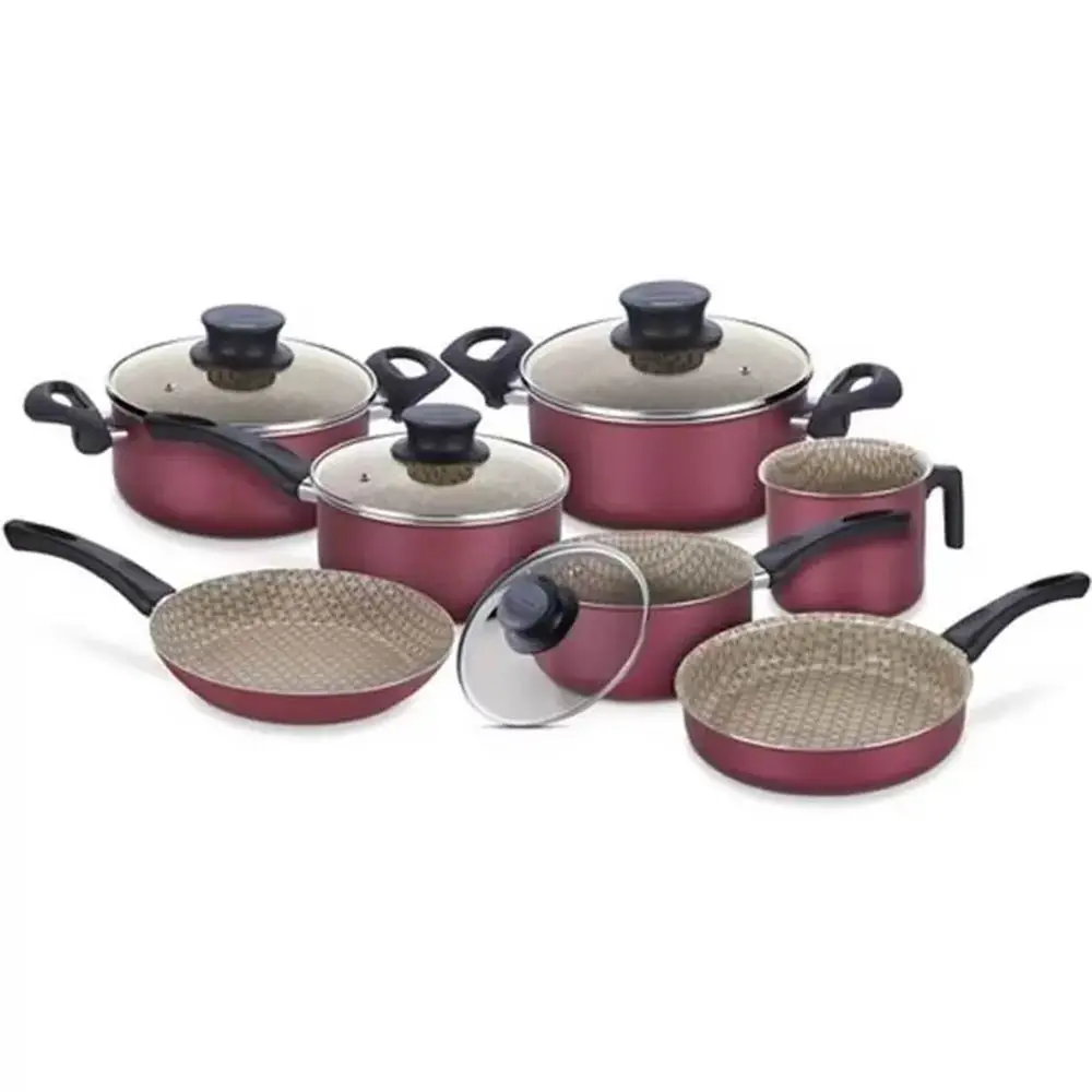 JOGO PANELA TRAMONTINA 8+2/7PC PARIS 28599/727 VERMELHO ANTIGO:20599/761 e 28599/702 3