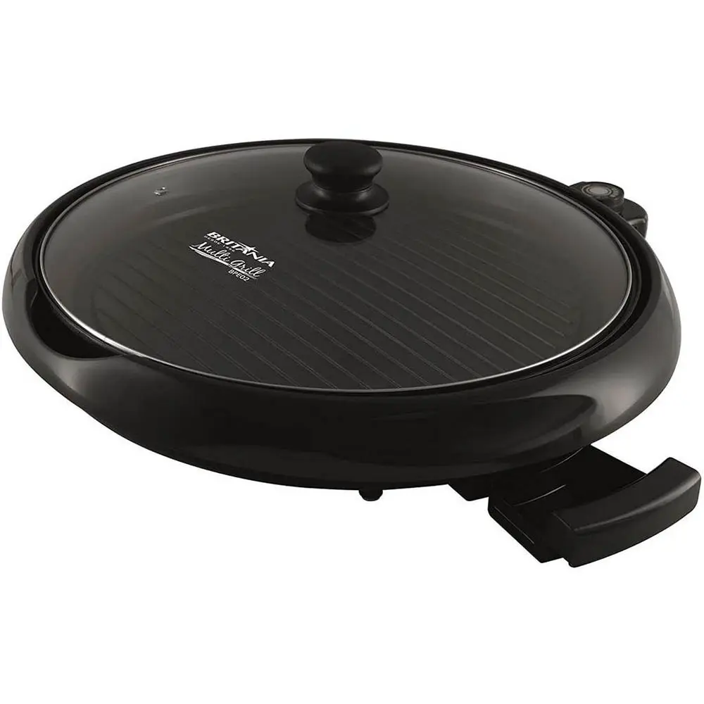 GRILL REDONDO BRITANIA BPE02 PRETO 66702123 220V