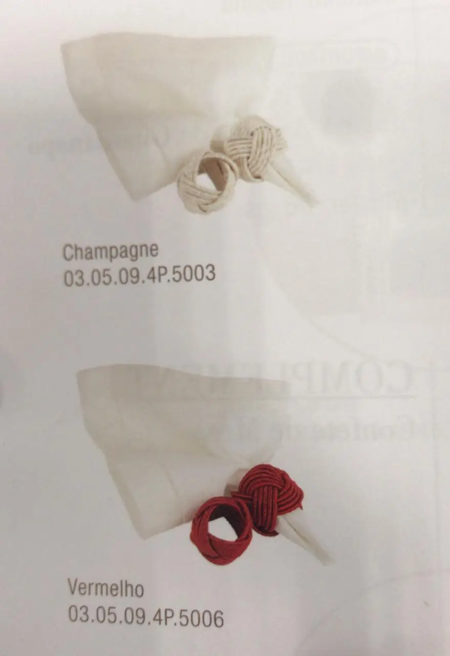 ARGOLAS COPA P/ GUARDANAPO TRACCIA 4PC  REF:049277