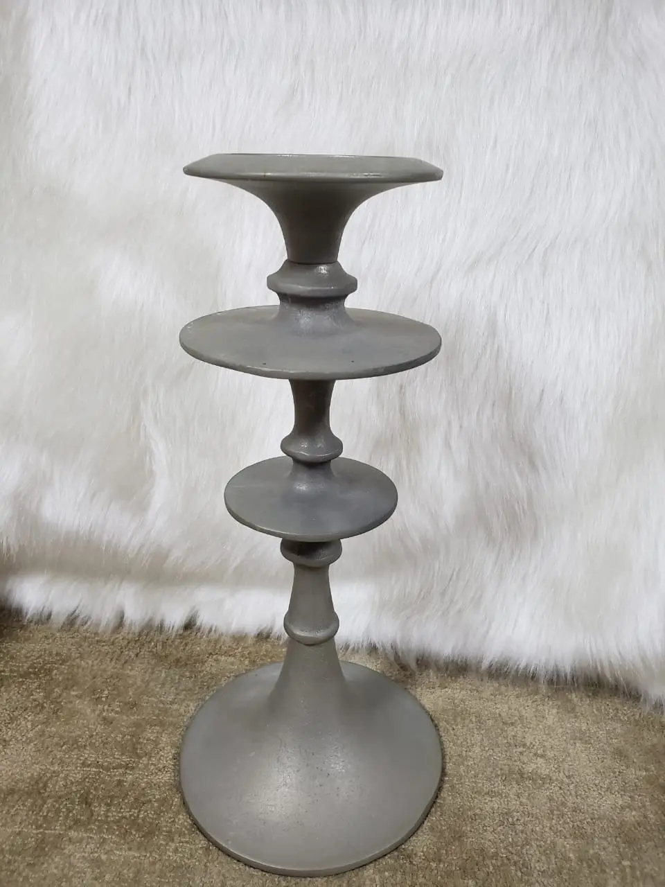 CASTICAL SARQUIS ALUMINIO M 17X17X34CM  REF:ALU138M