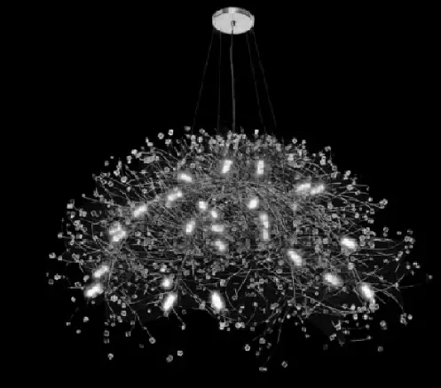 LUSTRE NINHO HELIZART MEIA BOLA ACO  REF:NG00390A