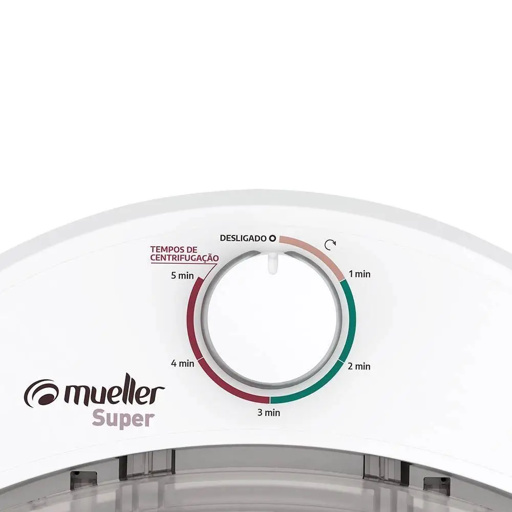 CENTRIFUGA ROUPAS MUELLER FIT15 15KG BRANCA 220V 7