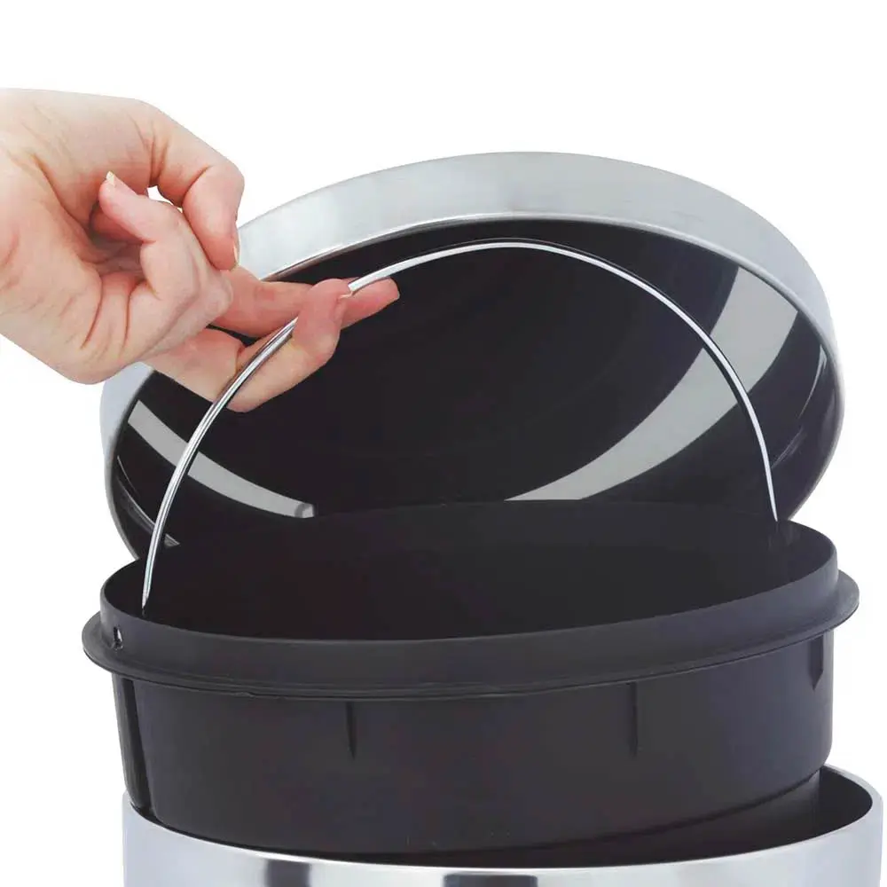 LIXEIRA MOR AGATA 3L INOX 6