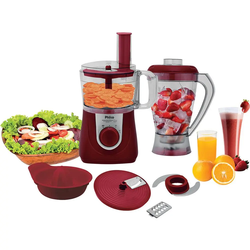 MULTIPROCESSADOR PHILCO ALL IN ONE + CITRUS VERMELHO 103302016 220V