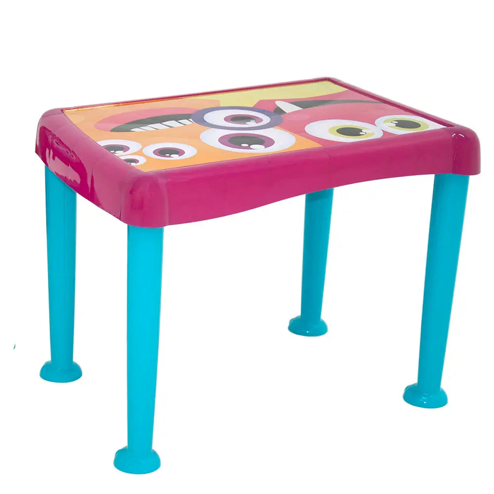 JOGO MESA INFANTIL TRAMONTINA 92485 1C MONSTER ROSA/AZUL 3