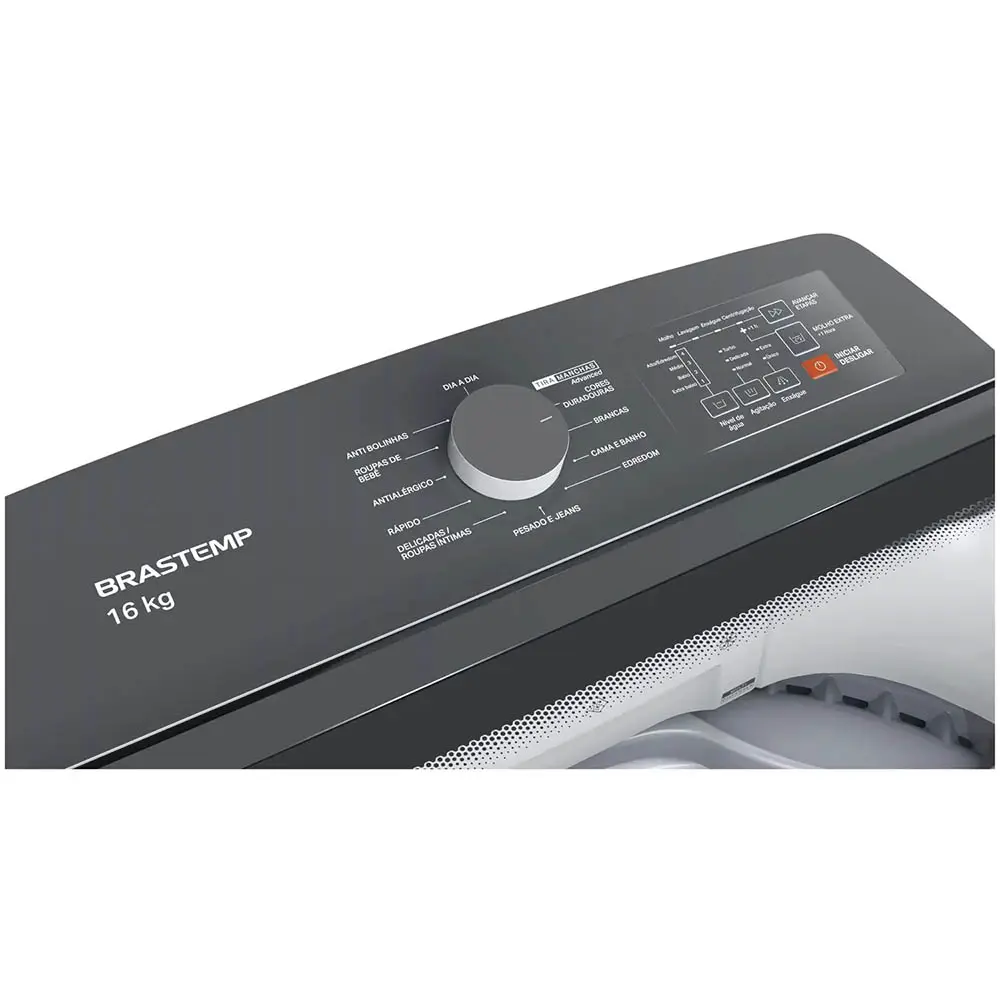 LAVADORA BRASTEMP BWK16ABBNA 16KG BRANCA  220V ANTIGO:BWH15ABBNA 6