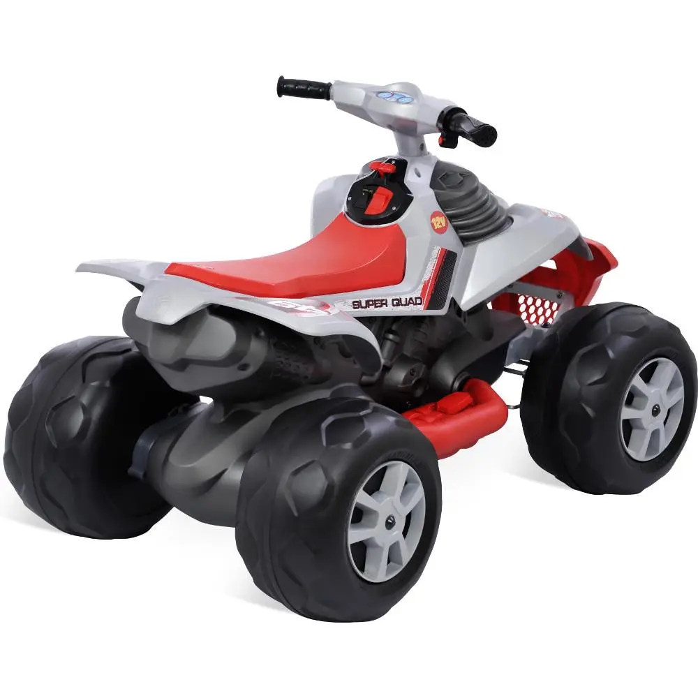 QUADRICICLO BANDEIRANTE ELETRICO 2730 SUPER 12V CINZA/VERM 3