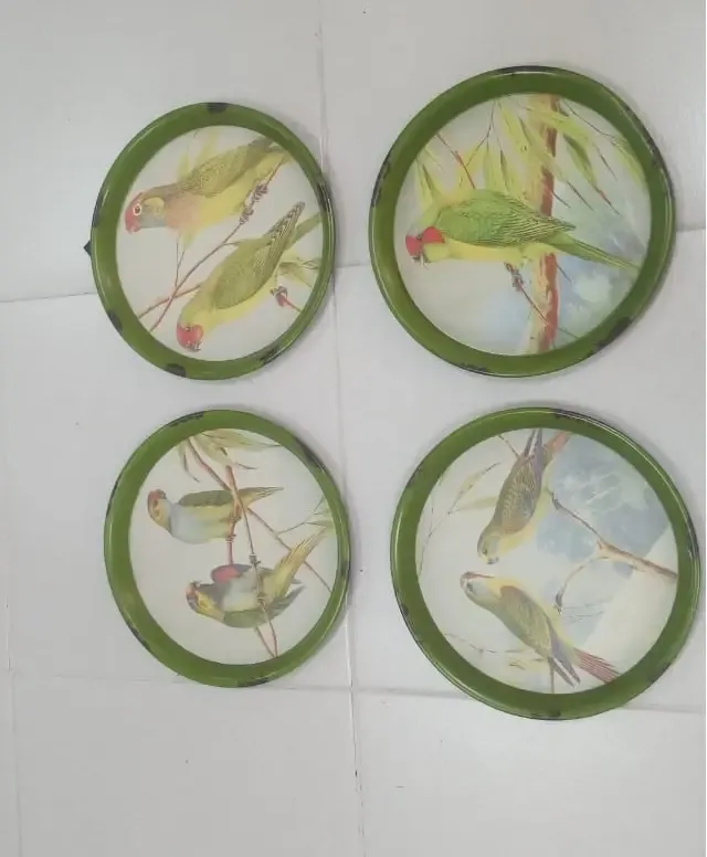 QUADROS UNIQUE C/4 PASSAROS REF:103276