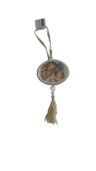 PINGENTE CARLA SWEET ANJOS/SAG. FAMILIA   REF:003/004 OVAL G