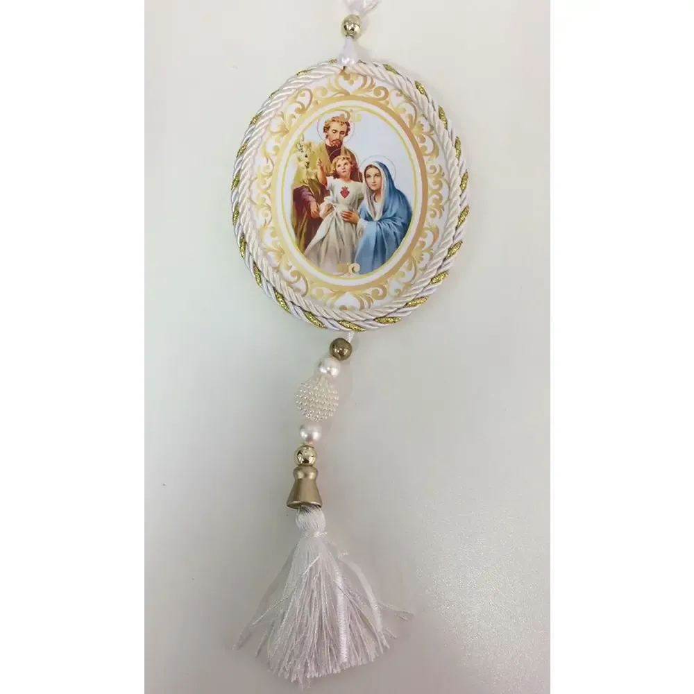 PINGENTE CARLA SWEET ANJOS/SAG. FAMILIA   REF:003/004 OVAL G 2