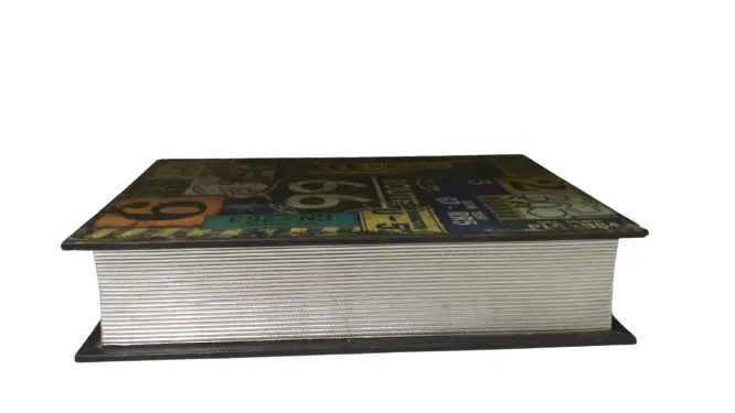 BOOK BOX GOODS ROUTE 66 37X27CM III  REF:31113