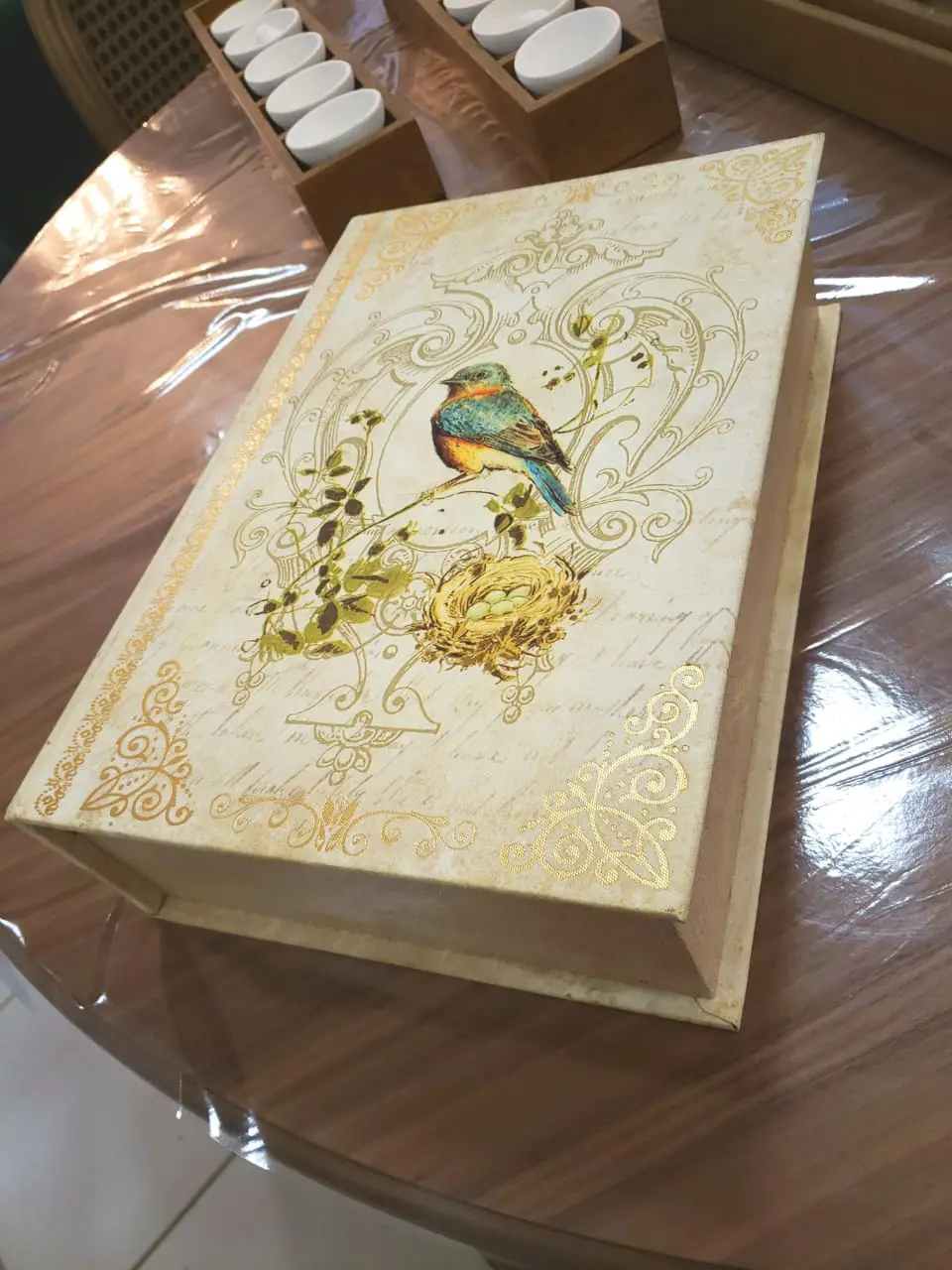 BOOK BOX GOODS LIFE/FAMILY/HAPP/LOVE III  REF:31137