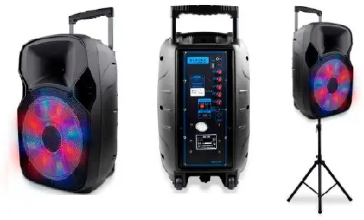 CAIXA SOM MULTILASER SP219/SP259 TROLLEY BLUETOOTH