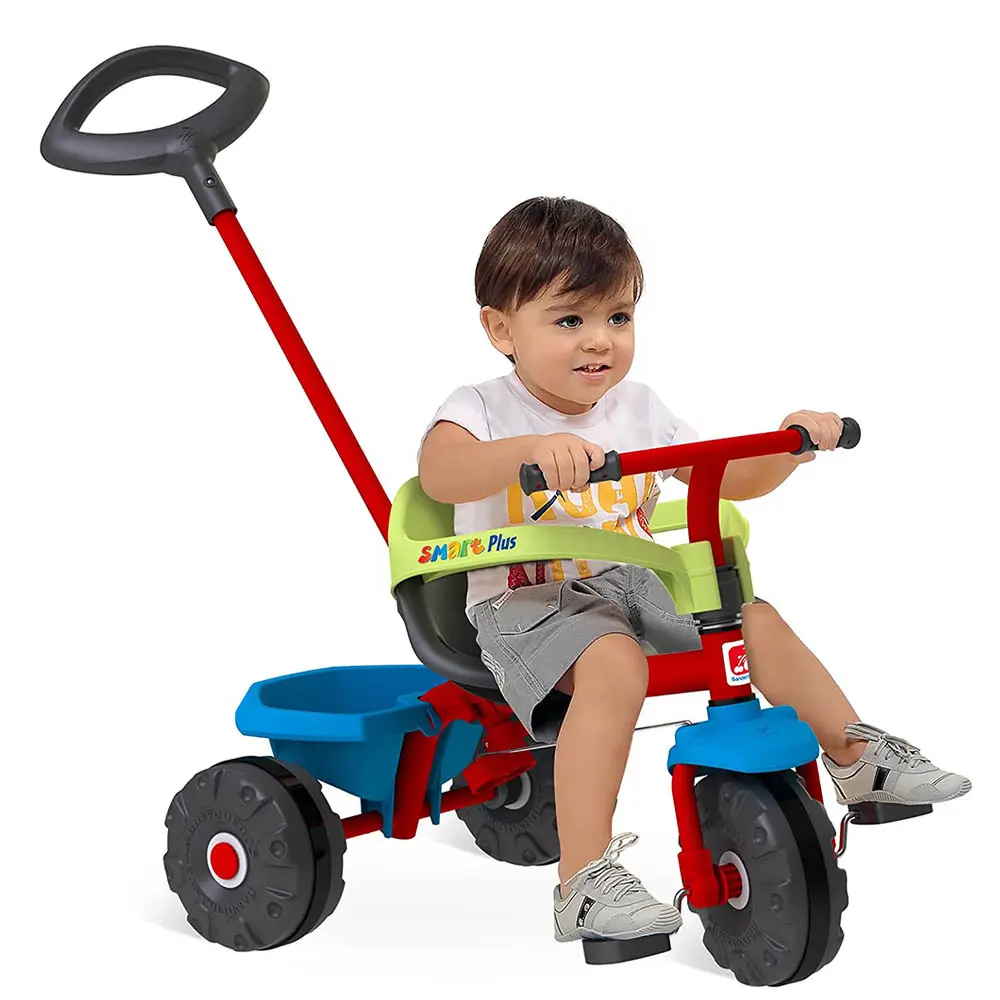 TRICICLO BANDEIRANTE 280 SMART PLUS VERMELHO/AZUL 10