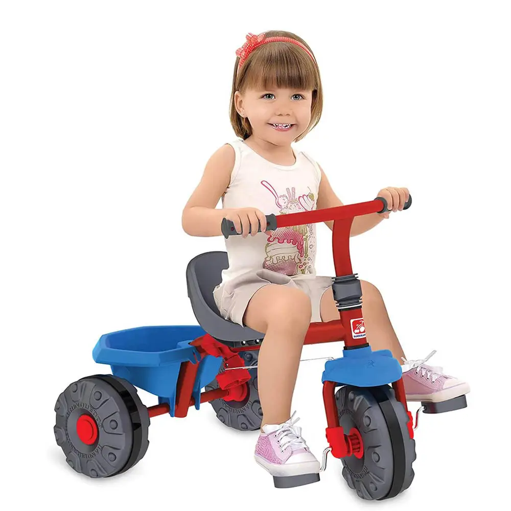 TRICICLO BANDEIRANTE 280 SMART PLUS VERMELHO/AZUL 3