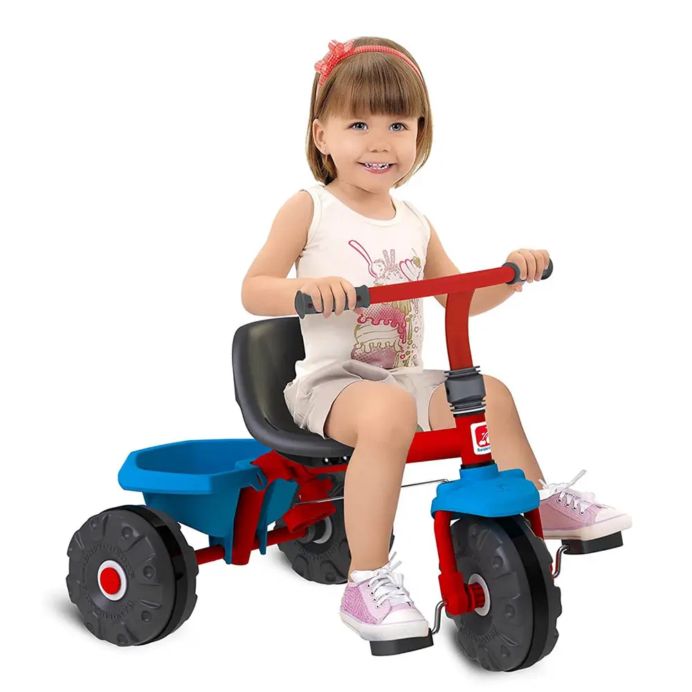 TRICICLO BANDEIRANTE 280 SMART PLUS VERMELHO/AZUL 8